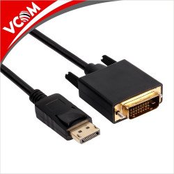 Кабел / Преходник VCOM VCom кабел DisplayPort DP M / DVI (24+1) M - CG606-1.8m