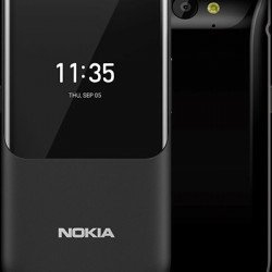 Мобилен телефон NOKIA NOKIA 2720 DS FLIP COVER BLACK