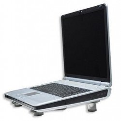Аксесоари за лаптопи MANHATTAN 700429 :: Стойка за лаптоп с 2 вентилатора, light