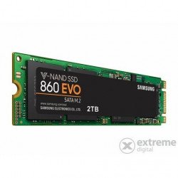 SSD Твърд диск SAMSUNG 860 EVO, M.2, 2TB, MZ-N6E2TOBW