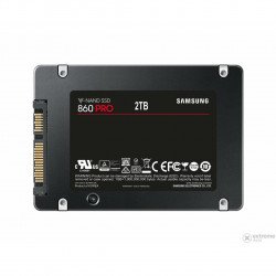 SSD Твърд диск SAMSUNG 860 PRO, 2TB, SATA III, 2.5 inch, MZ-76P2T0B/EU