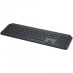 Клавиатура LOGITECH LOGITECH MX Keys for Mac Advanced Wireless Illuminated Keyboard - SPACE GREY - US INT L - 2.4GHZ/BT - EMEA