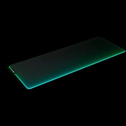Мишка COUGAR Neon X, RGB Gaming Mouse Pad, HD Texture Design, Stitched Lighting Border + 4mm Thickness, Wave-Shaped Anti-Slip Rubber Base, Cloth / Nature Rubber, 800 x 300 x 4mm