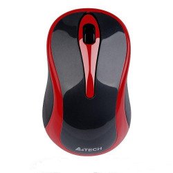 Мишка A4TECH Безжична мишка A4Tech G3-280N-2, V-Track PADLESS,черно/червена, USB