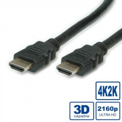 UPS и токови защити ROLINE 11.99.5681 :: Ultra HD 4К HDMI кабел + Ethernet, M/M, 2.0 м