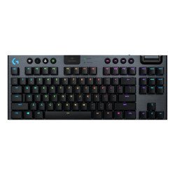 Клавиатура LOGITECH Безжична геймърска механична клавиатура Logitech, G915 TKL Black Lightsync RGB, Tactile суичове