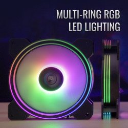 Охладител / Вентилатор AEROCOOL вентилатор Fan 120 mm - Saturn 12F ARGB - Addressable RGB - ACF3-ST10237.01