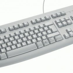 Клавиатура LOGITECH Клавиатура Logitech Deluxe 250, White, BG, USB