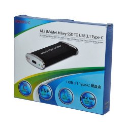 Външни твърди дискове MAKKI Външна кутия за ссд Storage - Case М Key M.2 2280 SSD to USB3.1 Type-C