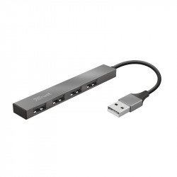Аксесоари за лаптопи TRUST Halyx 4-Port Mini USB Hub