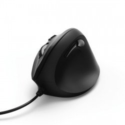 Мишка HAMA Жична ергономична мишка HAMA EMC-500, USB, 1000/1200/1400 dpi, Черен