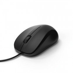 Мишка HAMA MC-100, кабел 1.3 м, USB, 1000 dpi, 3 бутона, Черен