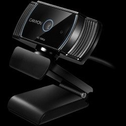 WEB Камера CANYON CANYON 1080P full HD 2.0Mega auto focus webcam with USB2.0 connector, 360 degree rotary view scope, built in MIC, IC Sunplus2281, Sensor OV2735, viewing angle 65 , cable length 2.0m, Black, 76.3x49.8x54mm, 0.106kg