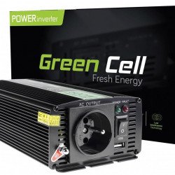 UPS и токови защити Инвертор GREEN CELL 24V/500W