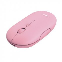 Мишка TRUST Puck Wireless & BT Rechargeable Mouse Pink