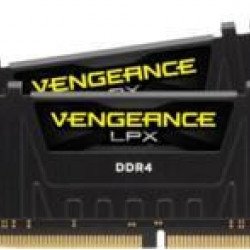 RAM памет за настолен компютър CORSAIR 16GB (2 x 8GB) DDR4 DRAM 3600MHz C18-22-22-42 Vengeance LPX Memory Kit - Black