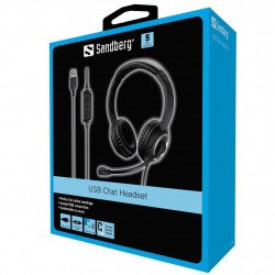 Слушалки SANDBERG SANDBERG SNB-126-16 :: Слушалки с микрофон Sandberg USB Chat Headset