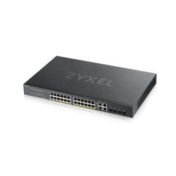 Мрежово оборудване ZYXEL ZyXEL GS1920-24HPv2, 28 Port Smart Managed Switch 24x Gigabit Copper and 4x Gigabit dual pers., hybird mode, standalone or NebulaFlex Cloud