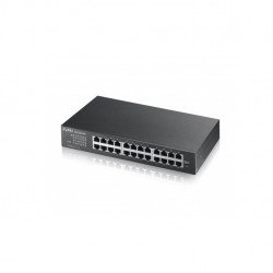Мрежово оборудване ZYXEL GS1100-24E 24-port Gigabit Unmanaged switch v3, Fanless, 802.3az (Green), desktop/19