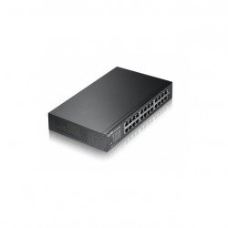 Мрежово оборудване ZYXEL GS1100-24E 24-port Gigabit Unmanaged switch v3, Fanless, 802.3az (Green), desktop/19