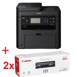 Копири и Мултифункционални CANON Canon i-SENSYS MF237w Printer/Scanner/Copier/Fax + 2x Canon CRG-737