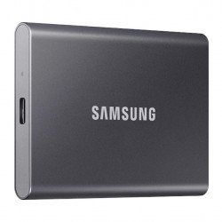 Външни твърди дискове SAMSUNG Portable SSD T7 2TB, USB 3.2, Read 1050 MB/s Write 1000 MB/s, Titan Gray