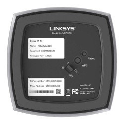 Мрежово оборудване LINKSYS Linksys MX5300 :: AX5300 VELOP Mesh Wi-Fi рутер/екстендър, 3-Band, 1 Unit