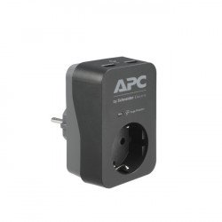 UPS и токови защити APC APC Essential SurgeArrest 1 Outlet 2 USB Ports Black 230V Germany