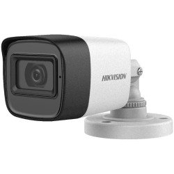 IP КАМЕРИ за Видеонабл. Hikvision HD-TVI Bullet camera, 2MP progressive Scan CMOS, 1920x1080 Effective pixels, build in Microphone, 25fps@1080p, 3.6 mm lens (Field of view 79.6 ), up to 30m IR distance, 0.01 Lux@F1.2 (0 Lux IR on), IP67 weatherproof, 12V DC/3.7W