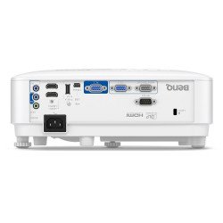 Мултимедийни проектори BENQ BenQ MX808STH, Short Throw, DLP, XGA (1024x768), 20 000:1, 3600 ANSI Lumens, Anti-Dust Sensor, VGA, 2xHDMI, VGA out, Audio in/out, RS232, USB (typeA) 5V/1.5A, Speaker 1x10W, Optional interactive kit(PW02/PT12), Optional QCast QP20, White