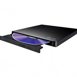DVD / CD / RW Устройства LG Hitachi-LG GP57EB40 Ultra Slim External DVD-RW, Super Multi, Double Layer, TV connectivity, Black