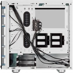 Кутии и Захранвания CORSAIR CORSAIR iCUE 465X RGB Mid-Tower ATX Smart Case - White