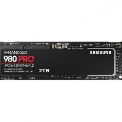 SSD Твърд диск SAMSUNG 980 PRO, 2TB, M.2 Type 2280, MZ-V8P2T0BW