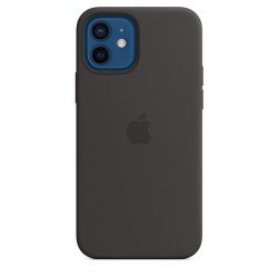 Аксесоари за моб. телефони APPLE Apple iPhone 12/12 Pro Silicone Case with MagSafe - Black
