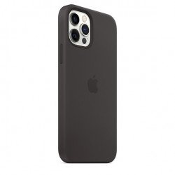 Аксесоари за моб. телефони APPLE Apple iPhone 12/12 Pro Silicone Case with MagSafe - Black