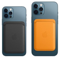 Аксесоари за моб. телефони APPLE Apple iPhone Leather Wallet with MagSafe - Saddle Brown 