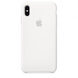 Аксесоари за моб. телефони APPLE Apple iPhone XS Max Silicone Case - White