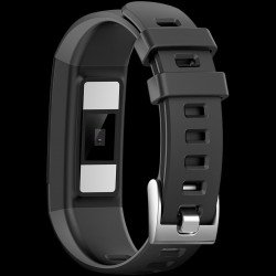 Смарт часовник CANYON Smart Band, colorful 0.96inch TFT, ECG+PPG function,  IP67 waterproof, multi-sport mode, compatibility with iOS and android, battery 105mAh, Black, host: 55*19.5*12mm, strap: 18wide*240mm, 24g