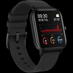 Смарт часовник CANYON Smart watch, 1.3inches TFT full touch screen, Zinic+plastic body, IP67 waterproof, multi-sport mode, compatibility with iOS and android, black body with black silicon belt, Host: 43*37*9mm, Strap: 230x20mm, 45g
