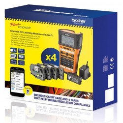 Принтер BROTHER Brother PT-E550WVP Handheld Industrial Labelling system + 1x TZEFX231, TZE241, TZE251, TZE651