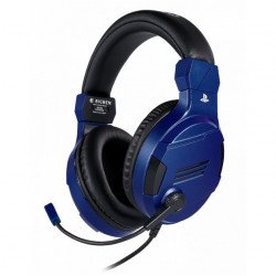Слушалки NACON Геймърски слушалки  Bigben PS4 Official Headset V3 Blue, Микрофон, Син