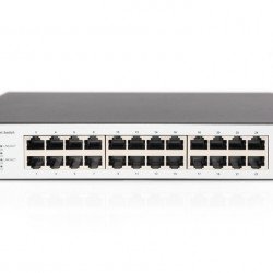 Мрежово оборудване ASSMANN ASSMANN DN-60021-2 :: DIGITUS Fast Ethernet 24-портов суич, 10/100 Mbps, Rack-Mount