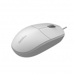 Мишка RAPOO N100, USB, Бял