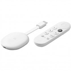 Audio / Мултимедия GOOGLE Мултимедиен плеър Google Chromecast with Google TV, HDMI, Бял
