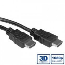 USB кабел ROLINE 11.99.5542 :: HS, VALUE HDMI кабел, HDMI M-M, 2.0 м