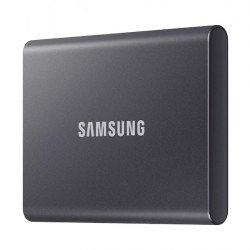 Външни твърди дискове SAMSUNG Portable SSD T7 1TB, USB 3.2, Read 1050 MB/s Write 1000 MB/s, Titan Gray