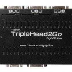 Аксесоари MATROX Външен мулти-дисплей адаптер Matrox T2G-D3D-IF за едновременна работа на 3 монитор с DVI/VGA вход