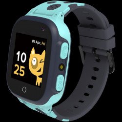 Смарт часовник CANYON Kids smartwatch, 1.44 inch colorful screen,  GPS function, Nano SIM card, 32+32MB, GSM(850/900/1800/1900MHz), 400mAh battery, compatibility with iOS and android, Blue, host: 52.9*40.3*14.8mm, strap: 230*20mm, 42g