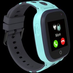 Смарт часовник CANYON Kids smartwatch, 1.44 inch colorful screen,  GPS function, Nano SIM card, 32+32MB, GSM(850/900/1800/1900MHz), 400mAh battery, compatibility with iOS and android, Blue, host: 52.9*40.3*14.8mm, strap: 230*20mm, 42g