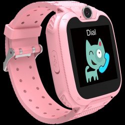 Смарт часовник CANYON Kids smartwatch, 1.54 inch colorful screen, Camera 0.3MP, Mirco SIM card, 32+32MB, GSM(850/900/1800/1900MHz), 7 games inside, 380mAh battery, compatibility with iOS and android, red, host: 54*42.6*13.6mm, strap: 230*20mm, 45g